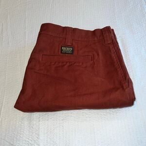 Filson men terracotta color shorts 38 men